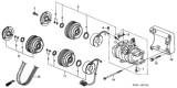Diagram for Honda Accord A/C Compressor - 38810-P8E-A01