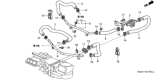 Diagram for 2005 Honda S2000 Heater Control Valve - 79710-S2A-A02