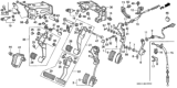 Diagram for 1987 Honda Accord Brake Light Switch - 35350-SE0-A01