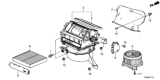 Diagram for Honda Fit EV Blower Motor - 79310-TX9-A01