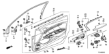 Diagram for 2010 Honda Accord Power Window Switch - 35750-TE0-A02