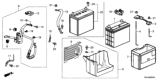 Diagram for Honda Civic Battery Tray - 31521-TBA-A02