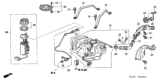 Diagram for 2006 Honda Accord Fuel Tank - 17500-SDA-A03