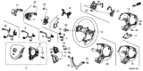 Diagram for 2012 Honda Civic Steering Wheel - 78501-TR0-N61ZA