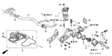 Diagram for 2004 Honda Accord Cooling Hose - 19505-P8E-A00