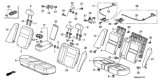 Diagram for Honda Seat Cushion - 82127-SNA-A21