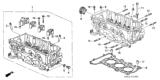 Diagram for Honda Insight Cylinder Head Gasket - 12251-PHM-004