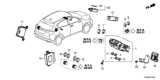 Diagram for 2017 Honda HR-V Fuse Box - 38200-T7S-A12