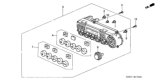 Diagram for Honda Insight A/C Switch - 79500-S3Y-A03ZA