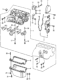Diagram for 1980 Honda Prelude Engine Block - 11000-689-010
