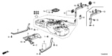 Diagram for 2017 Honda Accord Hybrid Fuel Filler Neck - 17660-T2A-A02