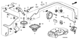 Diagram for Honda Accord Antenna Cable - 39160-TE0-A01
