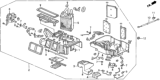 Diagram for 1995 Honda Prelude Blend Door Actuator - 79140-SS0-A01