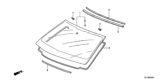 Diagram for 2010 Honda Accord Weather Strip - 73125-TE0-000