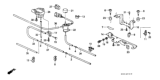 Diagram for 1990 Honda CRX Canister Purge Valve - 36166-PM6-A02