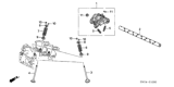 Diagram for 2006 Honda Civic Rocker Arm - 14620-RMX-000