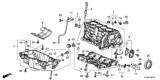 Diagram for 2017 Honda CR-V Oil Pan - 11200-5PH-A00