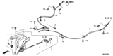 Diagram for 2016 Honda Accord Parking Brake Cable - 47560-T3L-A51