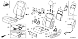 Diagram for Honda Pilot Seat Cushion - 81537-TG7-A32