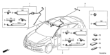 Diagram for Honda Civic Sunroof Cable - 32155-TBG-A01