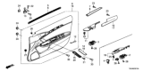 Diagram for Honda Armrest - 83552-TBG-A51ZA