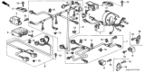 Diagram for Honda Odyssey Air Bag Sensor - 77970-S0X-A82