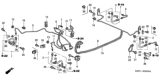 Diagram for Honda Brake Line - 01465-S5P-J01