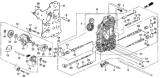 Diagram for 1993 Honda Del Sol Valve Body - 27000-P24-A80