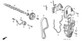 Diagram for Honda Del Sol Camshaft - 14111-P06-A80