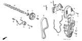 Diagram for Honda Civic Timing Cover Gasket - 11833-P01-000