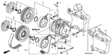 Diagram for 2007 Honda Ridgeline A/C Clutch - 38900-RGM-505