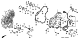 Diagram for Honda Side Cover Gasket - 21812-P7T-000