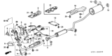 Diagram for Honda Insight Exhaust Flange Gasket - 18229-S3Y-J01