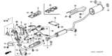 Diagram for 2001 Honda Insight Oxygen Sensor - 36531-PHM-A02