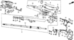 Diagram for 1987 Honda Accord Steering Column Cover - 77351-SE3-A01ZA