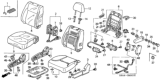 Diagram for 2003 Honda CR-V Armrest - 81182-S5A-003