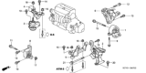 Diagram for 2005 Honda CR-V Motor And Transmission Mount - 50825-S7C-980