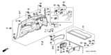 Diagram for 2003 Honda Insight Dome Light - 34260-SH3-004