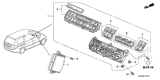 Diagram for 2009 Honda Odyssey A/C Switch - 79600-SHJ-A42