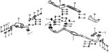 Diagram for 1976 Honda Civic Exhaust Flange Gasket - 18212-634-671