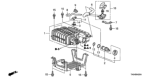 Diagram for 2009 Honda Accord Vapor Canister - 17011-TA0-L01