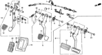 Diagram for 1988 Honda CRX Clutch Cable - 22910-SH3-A03