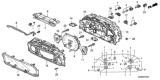 Diagram for 1997 Honda Odyssey Gauge Trim - 78156-SX0-A01
