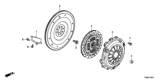 Diagram for Honda Flywheel - 22100-RX0-005