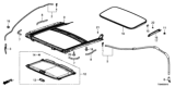 Diagram for 2014 Honda Civic Sunroof - 70200-TS8-A02