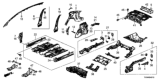 Diagram for 2020 Honda Insight Rear Crossmember - 65720-TXM-A00ZZ