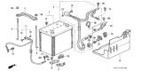 Diagram for Honda Odyssey Battery Tray - 31521-SX0-000