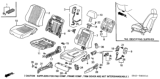 Diagram for Honda Occupant Detection Sensor - 81334-S84-A23