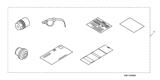 Diagram for 2016 Honda Odyssey Lug Nuts - 08W42-TK4-101