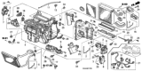 Diagram for 2007 Honda Accord Heater Core - 79115-SDB-A51
